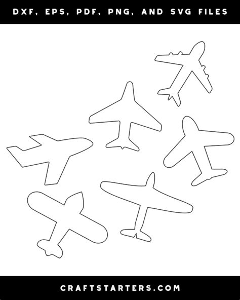 pin  airplane outline