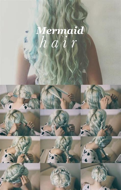 13 genius hairstyles that will last two whole days mermaid hair