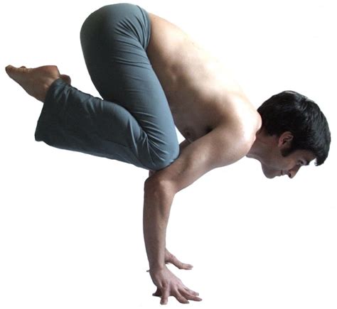 yoga fit hip crane pose bakasana