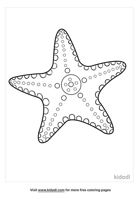 starfish coloring page coloring page printables kidadl