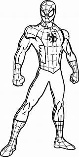 Spiderman Coloring Pages Kids Superhero Spider Man Printable Print Suit Homecoming Printables Avengers Choose Board Costume sketch template