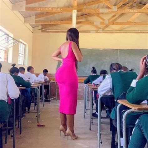 south african teacher s curvy backside makes her popular among her