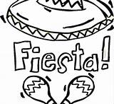 Coloring Pages Fiesta Printable Mexico Christmas Mexican Getcolorings Book Getdrawings Color sketch template