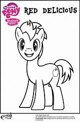 Coloring Pages Mlp Family Apple Pony Little Delicious Red Read Ministerofbeans Bookmark Title Ca sketch template