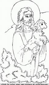 Coloring Lamb God Easter Pages Sheet Christ Kids Drawings Printable Colouring sketch template