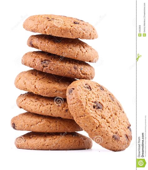 de koekjes van het havermeel stock foto image  snack voeding