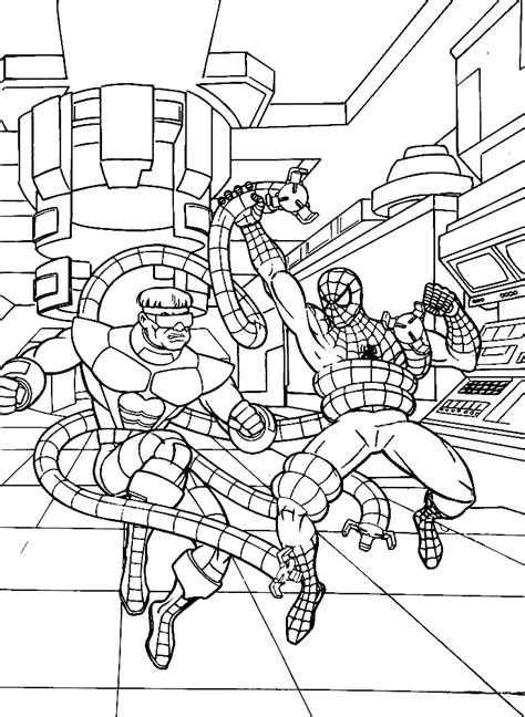 spiderman coloring page    print