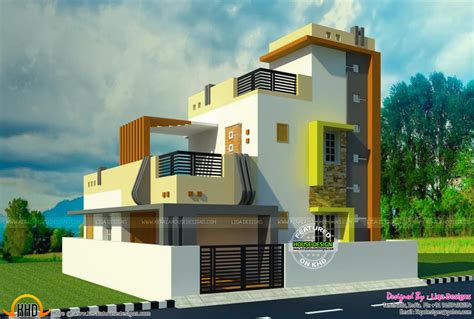 sq yd tamilnadu contemporary home kerala home design  floor plans  houses