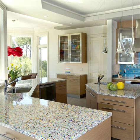 37 Recycled Glass Countertop Ideas Designs Tips