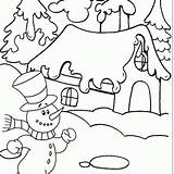 Snowman Coloring Mitraland sketch template