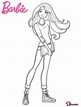 Barbie Coloring Pages School Hellokids Color Her Book Extraordinary Sheet Books Print Colouring Printable Looks Great Sheets Bubakids Cartoon Find sketch template