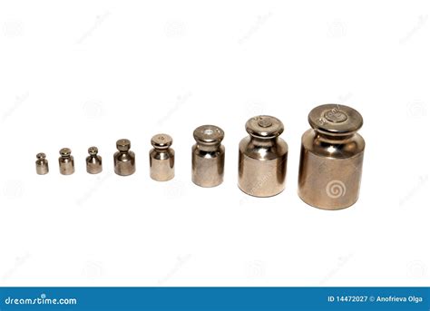 small weights stock image image  small work white