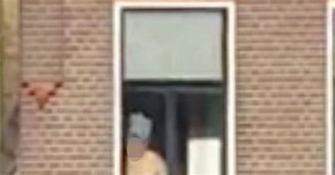 half a town see footage of naked female neighbour after builders filmed