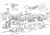 Aeroporto Aviao Coloringpage Avioes Fnaf Brinquedos Edificios Avião Malvorlagen Zeichnungen sketch template