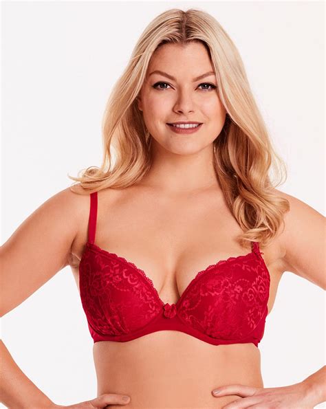 ann summers sexy lace red plunge bra j d williams