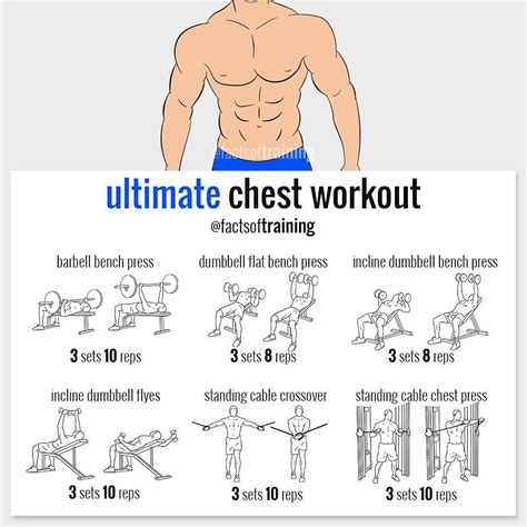 pin  matt brookman  workout barbell workout ultimate chest