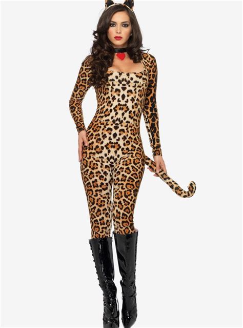 leopard print catsuit costume in 2020 catsuit costume sexiest
