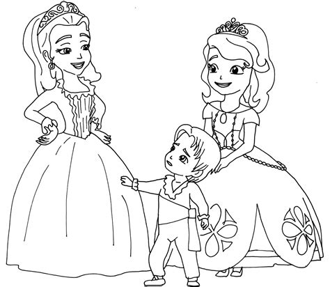 sofia   coloring pages  princesses   baby sofia
