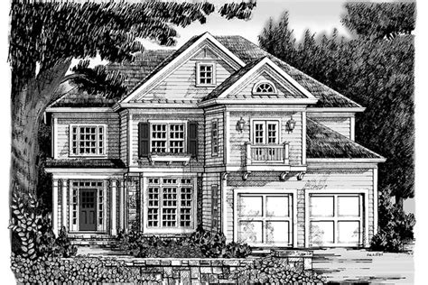 colonial style house plan  beds  baths  sqft plan   colonial exterior
