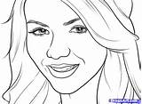 Coloring Pages Victorious Printable Victoria Justice Step Popular sketch template