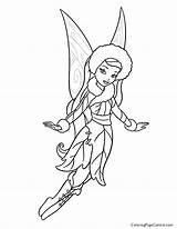 Coloring Pages Tinkerbell Silvermist Fairy Friends Rosetta Disney Getcolorings Practical Getdrawings Comments Emerging Colorings sketch template
