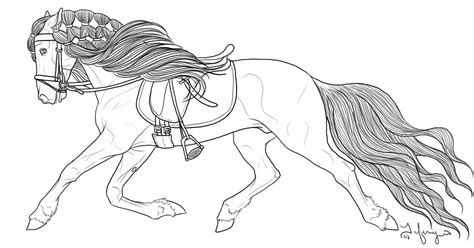 friesian coloring book coloring pages