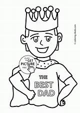 Fathers Getcolorings 4kids sketch template