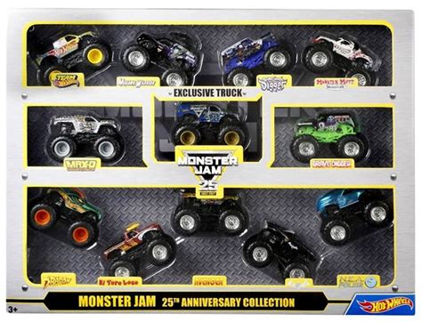 hot wheels monster jam  anniversary collection  diecast car