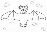 Bat Coloring Vampire Cartoon Drawing Pages Printable Draw Outline Easy Simple Bats Supercoloring Color Preschool Getdrawings Halloween Getcolorings Drawings Colorings sketch template