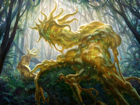 aeve progenitor ooze mtg art  modern horizons  set  andrew mar