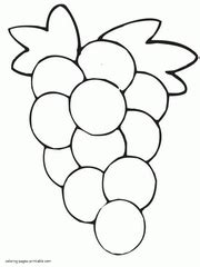 fruits  vegetables coloring pages  preschoolers coloring pages