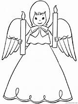 Coloring4free Angel Christmas Coloring Printable Pages Related Posts sketch template