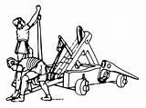 Catapult Coloring Drawing Pages Getdrawings sketch template