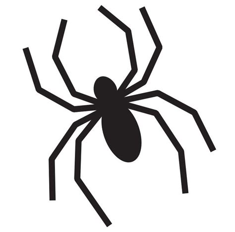 spider outline printable clipart