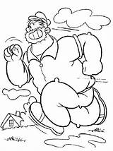 Coloring Pages Popeye Choose Board sketch template