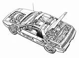Pontiac Fiero 1984 1985 Cutaway 1988 Drawing 80s Engine Cars C8 Gonna Imho Mid Tags Sports Car Autoevolution Specs Corvetteforum sketch template
