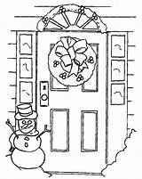 Puertas Front Turen Doors Malvorlage Malvorlagen Misti Abre Kategorien sketch template