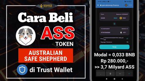 Cara Beli Ass Di Trust Wallet Australian Safe Shepherd Youtube