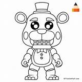 Freddy Fazbear Nights Five Coloring Drawings Drawing Freddys Draw Pages Printable Getdrawings Getcolorings Color Paintingvalley sketch template
