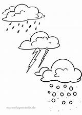 Malvorlage Niederschlag Wetter Kostenlos Malvorlagen Ausmalen Wolke Hava Durumu Boyama Besten sketch template