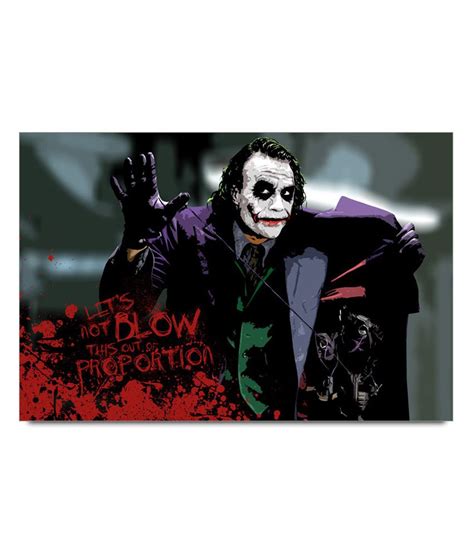 Shopmantra Dark Knight Joker Let S Not Blow This Poster