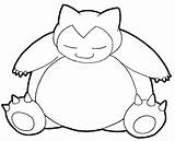 Snorlax Drawinghowtodraw sketch template