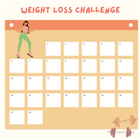 printable   weight loss challenge rchloeting
