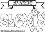 Coloring Name Pages Emma Names Own Alexis Make Girls Personalized Bubble Printable Letters Drawing Cool Color Print Create Getdrawings Getcolorings sketch template