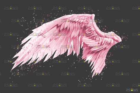 pink angel wings overlay photoshop overlay fairy wing image overlay