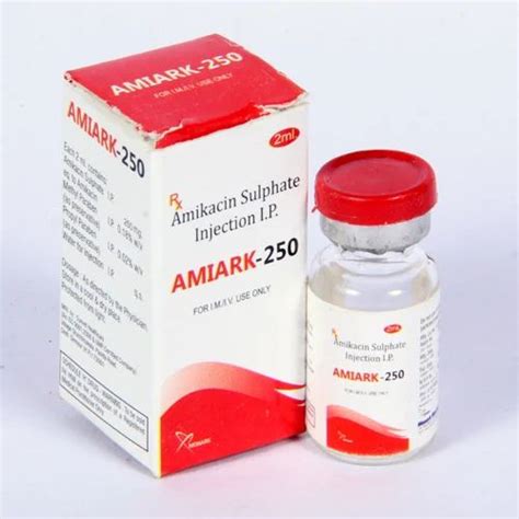 amikacin  mg injection monark biocare packaging size  ml rs