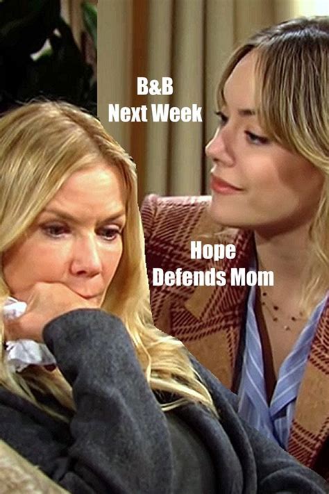 Bold And The Beautiful Next Week Hope Defends Brooke In 2022 Bold