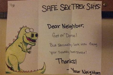 dear loud sex people funniest notes sent to couples