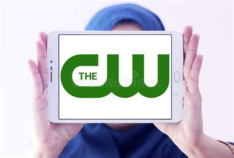 cw network logo editorial stock image image  brands