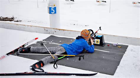 ski shoot repeat places   learn   biathlon   york
